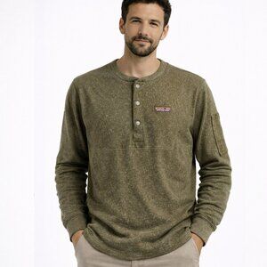 Patagonia Men's Green Hemp Crew Sweatshirt - Size Medium